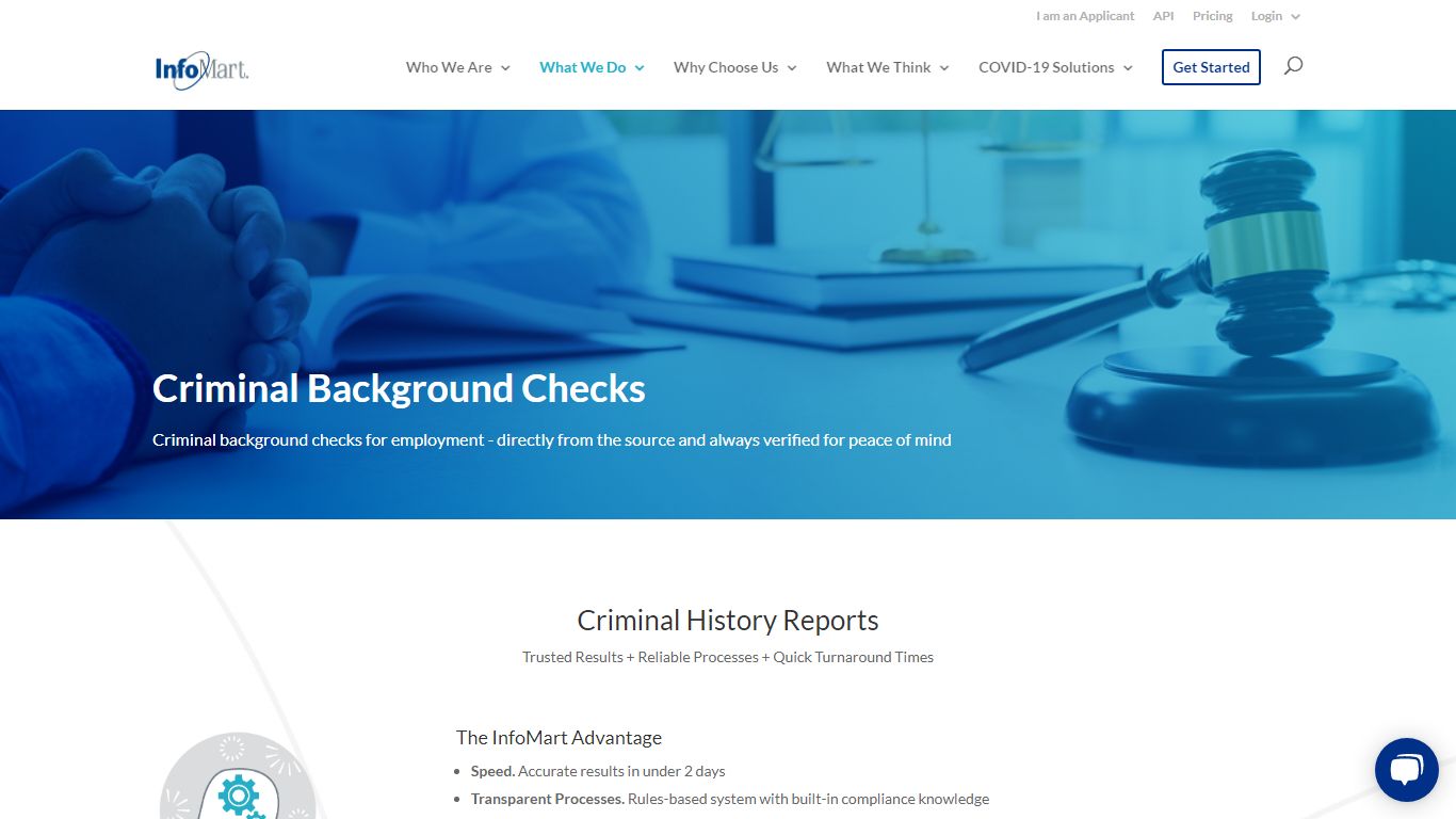 Criminal Background Check for Employment - InfoMart